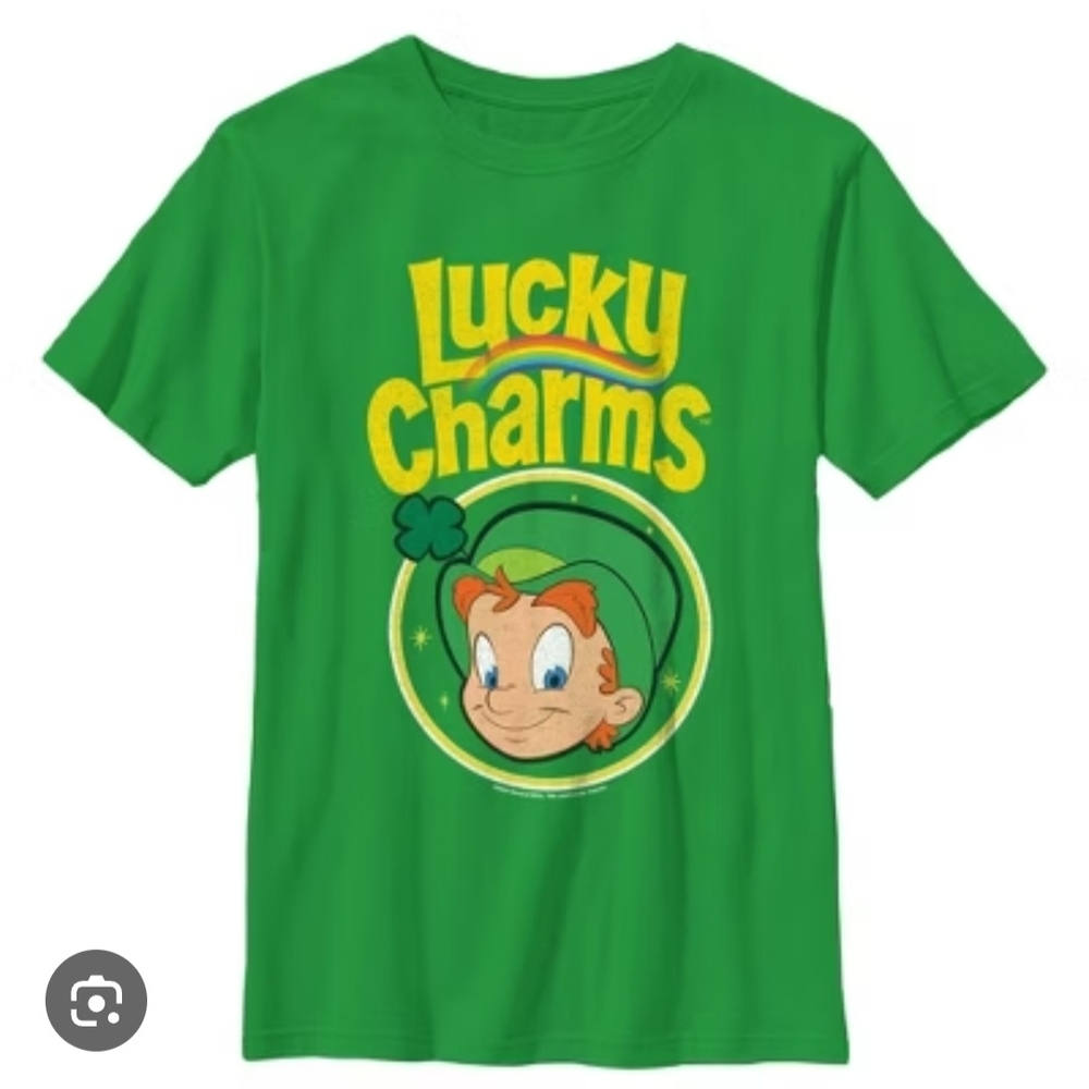 Lucky Charms Kids Graphic Tee - Green